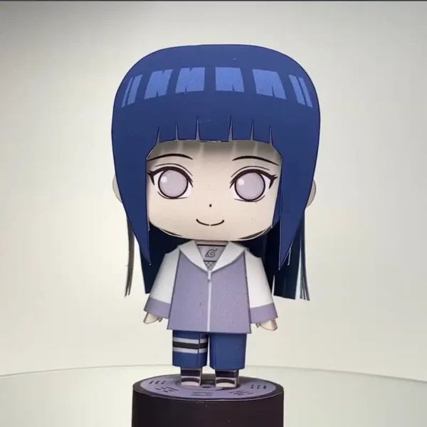 Hinata Hyuga - Naruto 3D Papercraft Template (PDF Download)