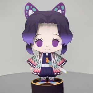 Shinobu Kocho – Demon Slayer Papercraft Template (PDF Download)