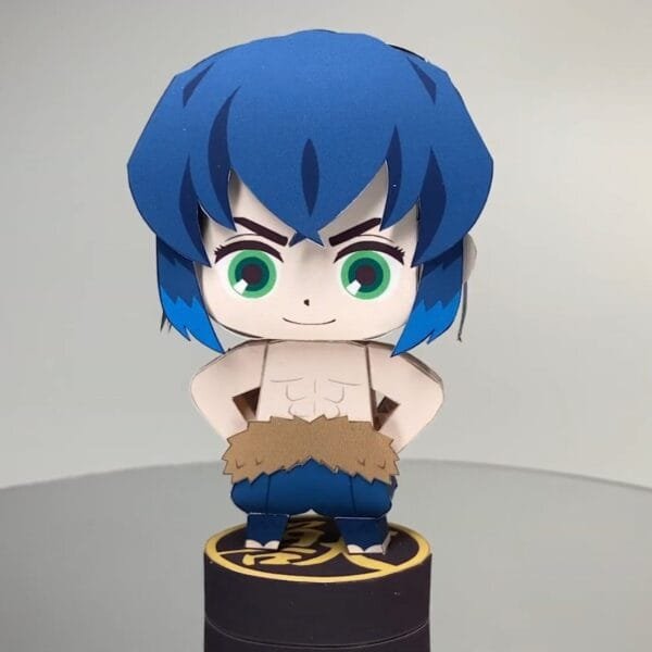 Inosuke Hashibira – Demon Slayer Papercraft Template (PDF Download)