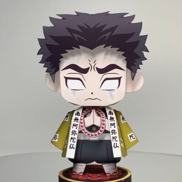 Gyomei Himejima – Demon Slayer Papercraft Template (PDF Download)