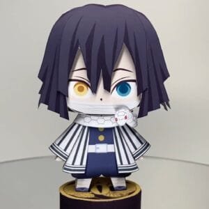 Obanai Iguro– Demon Slayer Papercraft Template (PDF Download)