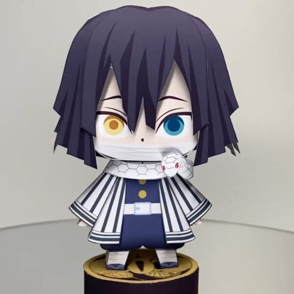 Obanai Iguro– Demon Slayer Papercraft Template (PDF Download)