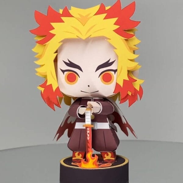 Rengoku – Demon Slayer Papercraft Template (PDF Download) Rengoku – Demon Slayer Papercraft Template (PDF Download)
