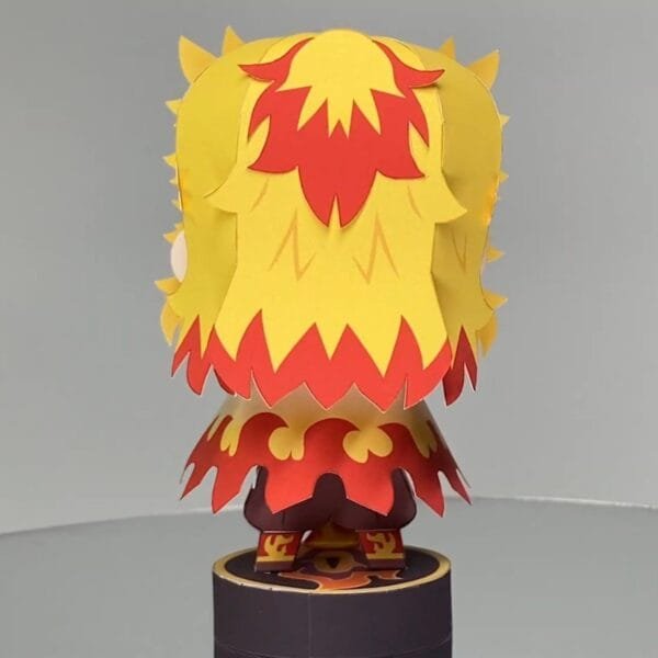 Rengoku – Demon Slayer Papercraft Template (PDF Download) Rengoku – Demon Slayer Papercraft Template (PDF Download)