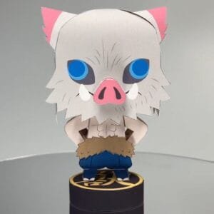 Inosuke Hashibira – Demon Slayer Papercraft Template (PDF Download)