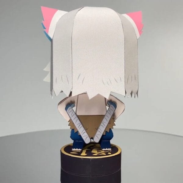 Inosuke Hashibira – Demon Slayer Papercraft Template (PDF Download)