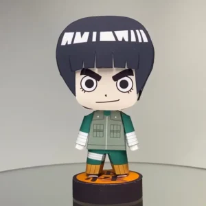 Rock Lee - Naruto 3D Papercraft Template (PDF Download)