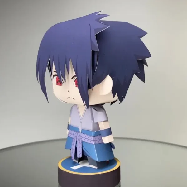 Sasuke Uchiha - Naruto 3D Papercraft Template (PDF Download)