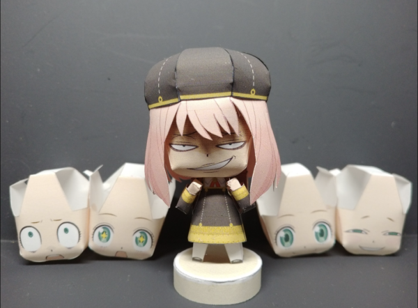 Anya Combo - Spy X Family 3D Papercraft Template (PDF Download)