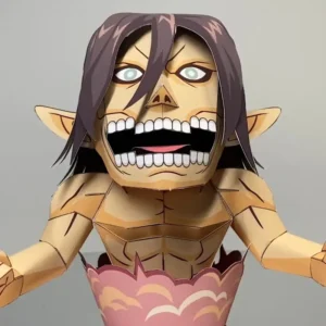 Attack Titan - Aot 3D Papercraft Template (PDF Download)