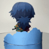 Giyu (Water) – Demon Slayer Papercraft Template (PDF Download)