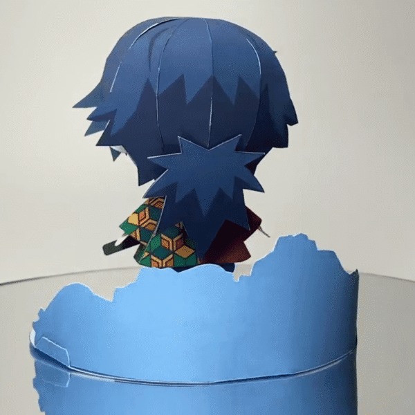 Giyu (Water) – Demon Slayer Papercraft Template (PDF Download)