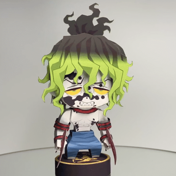 Gyutaro Gyutaro – Demon Slayer Papercraft Template (PDF Download)