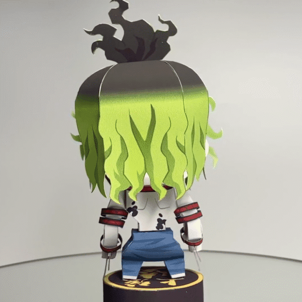 Gyutaro Gyutaro – Demon Slayer Papercraft Template (PDF Download)
