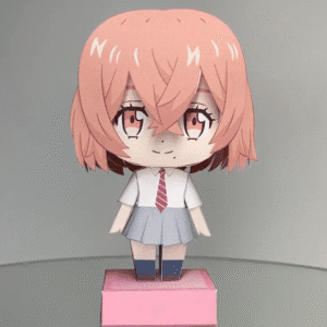 Hinata Tachibana - Tokyo Revengers 3D Papercraft Template (PDF Download)