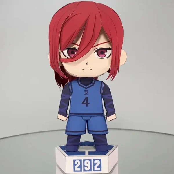 Hyoma Chigiri Hyoma Chigiri - Bluelock 3D Papercraft Template (PDF Download)