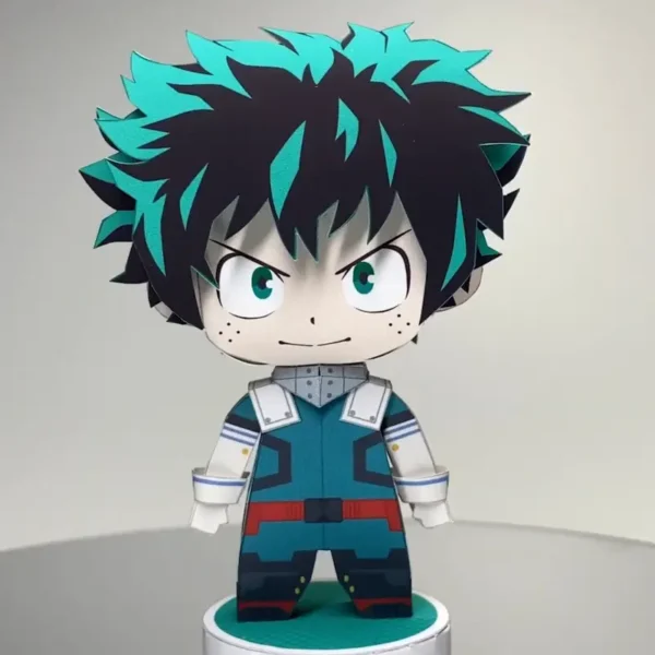 Izuku Midoriya - My Hero Academia 3D Papercraft Template (PDF Download)