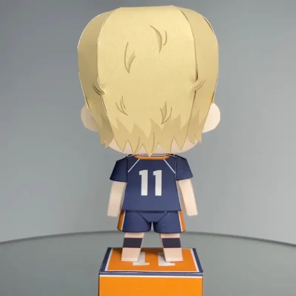 Kei Tsukishima - Haikyu 3D Papercraft Template (PDF Download)
