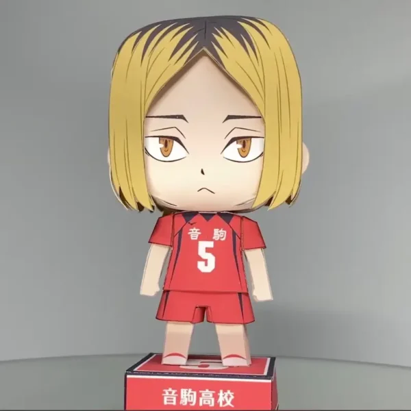 Kenma Kozume Kenma Kozume - Haikyu 3D Papercraft Template (PDF Download)