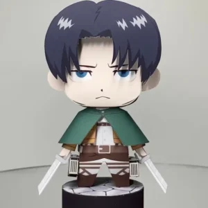 Levi Ackerman Levi Ackerman - Aot 3D Papercraft Template (PDF Download)