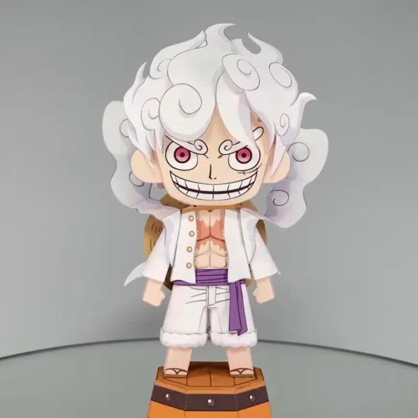 Luffy Gear 5 - Onepiece 3D Papercraft Template (PDF Download)