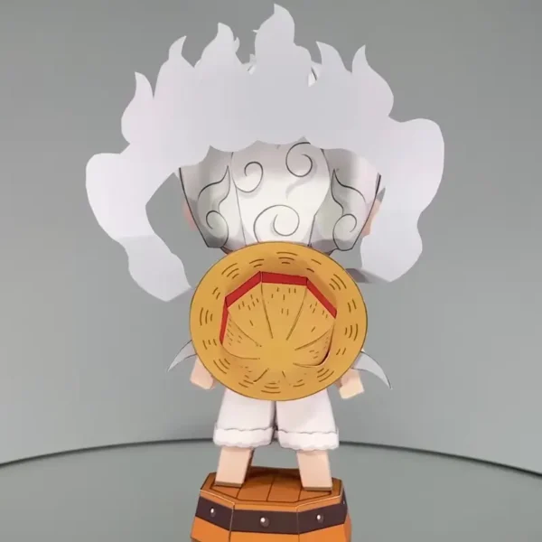 Luffy Gear 5 - Onepiece 3D Papercraft Template (PDF Download)