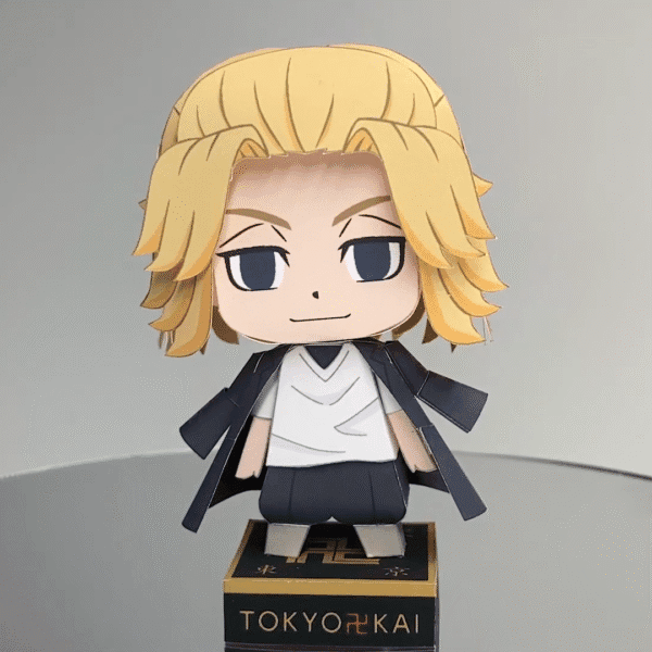 Mikey Mikey - Tokyo Revengers 3D Papercraft Template (PDF Download)