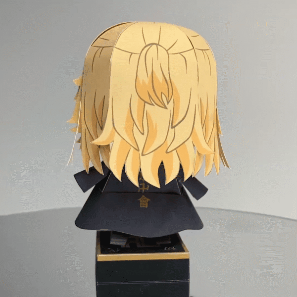 Manjiro Sano Mikey Mikey - Tokyo Revengers 3D Papercraft Template (PDF Download)
