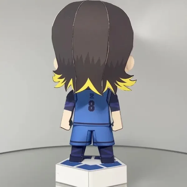 Meguru Bachira - Bluelock 3D Papercraft Template (PDF Download)