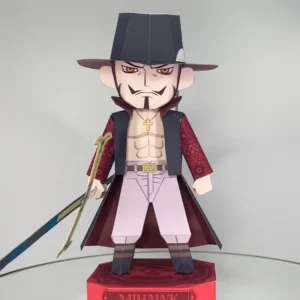 Mihawk - Onepiece 3D Papercraft Template (PDF Download)