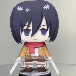 Mikasa Ackerman Mikasa Ackerman - Aot 3D Papercraft Template (PDF Download)