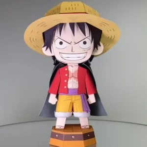 Monkey D. Luffy - Onepiece 3D Papercraft Template (PDF Download)