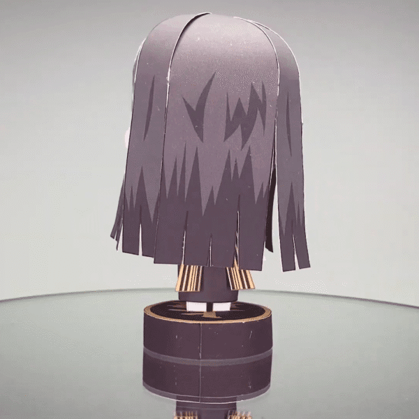 Nakime – Demon Slayer Papercraft Template (PDF Download)