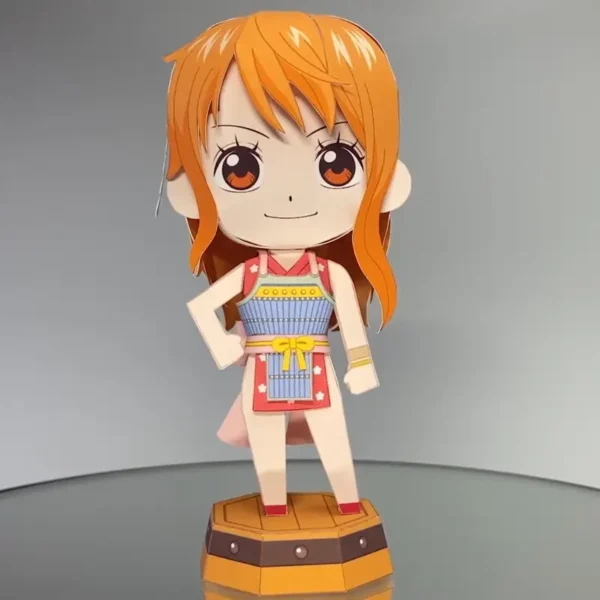 Nami - Onepiece 3D Papercraft Template (PDF Download)