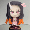 Nezuko demon – Demon Slayer Papercraft Template (PDF Download)