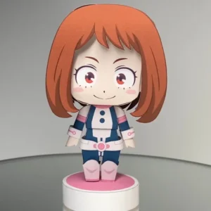 Ochaco Uraraka - My Hero Academia 3D Papercraft Template (PDF Download)