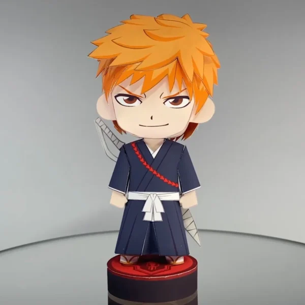 Ichigo Kurosaki – Bleach 3D Papercraft Template (PDF Download)