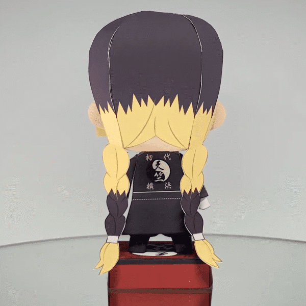 Ran Haitani Ran Haitani - Tokyo Revengers 3D Papercraft Template (PDF Download)
