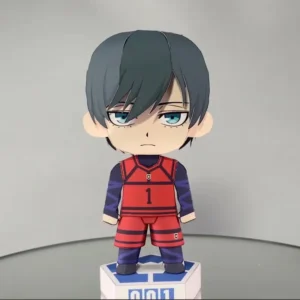 Rin Itoshi Rin Itoshi - Bluelock 3D Papercraft Template (PDF Download)