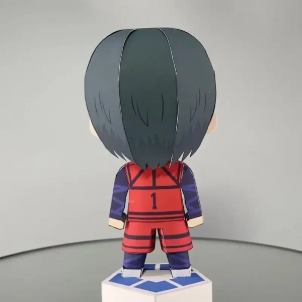 Rin Itoshi - Bluelock 3D Papercraft Template (PDF Download)