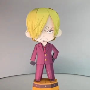 Vinsmoke Sanji - Onepiece 3D Papercraft Template (PDF Download)