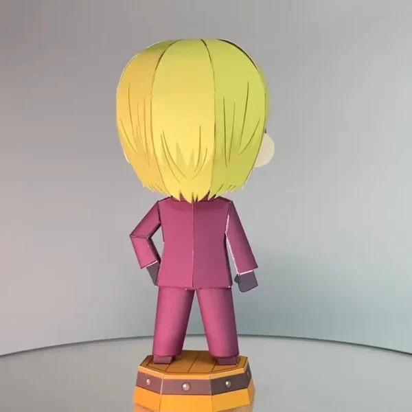 Vinsmoke Sanji - Onepiece 3D Papercraft Template (PDF Download)
