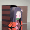 Nezuka – Demon Slayer Papercraft Template (PDF Download)