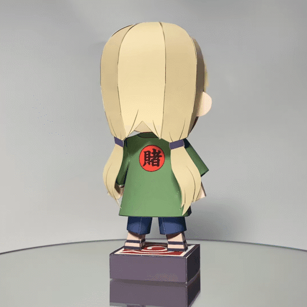 Tsunade – Naruto 3D Papercraft Template (PDF Download)