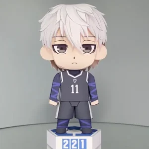Seishirō Nagi Seishirō Nagi - Bluelock 3D Papercraft Template (PDF Download)