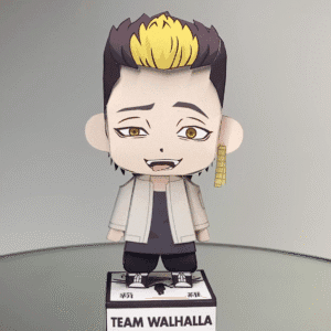 Shuji Hanma - Tokyo Revengers 3D Papercraft Template (PDF Download)