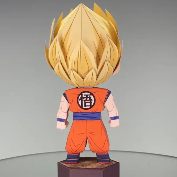 Goku - Dragon Ball 3D Papercraft Template (PDF Download)