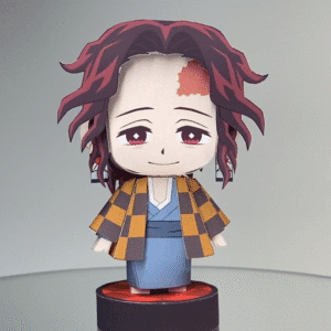 Taniro's Father – Demon Slayer Papercraft Template (PDF Download)