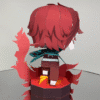 Tanjiro Flame – Demon Slayer Papercraft Template (PDF Download)