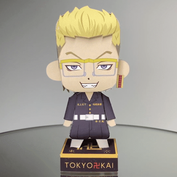 Tetta Kisaki - Tokyo Revengers 3D Papercraft Template (PDF Download)